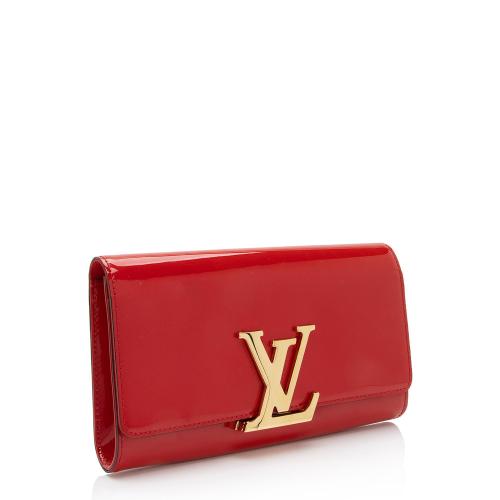 Louis Vuitton Patent Leather Louise Clutch, Louis Vuitton Handbags