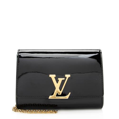 Louis Vuitton Patent Leather Louise Shoulder Bag