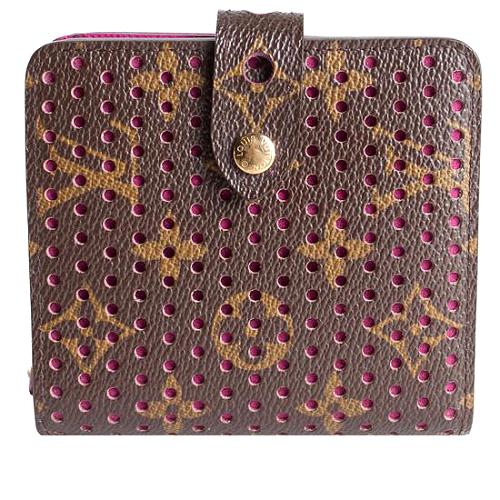 Louis Vuitton Perforated Monogram Compact Zippy Wallet