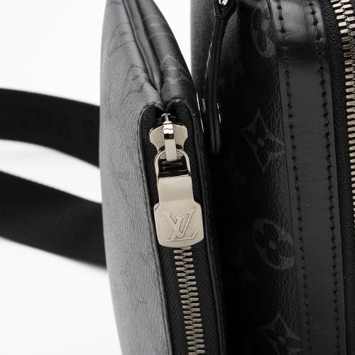 Loui Vuitton Black Monogram Trio Messenger Shoulder Bag Strap Louis Vuitton