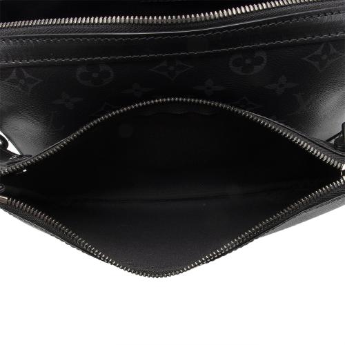 Louis Vuitton 2020 Monogram Eclipse Trio Messenger Bag - Black