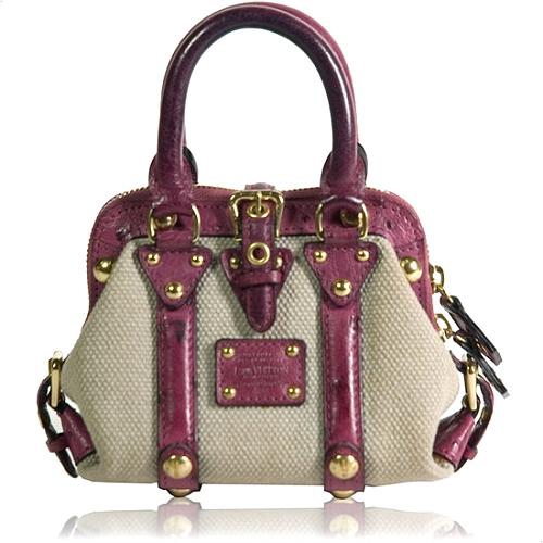 Louis Vuitton Sac De Nuit Limited Edition Ostrich Satchel Handbag