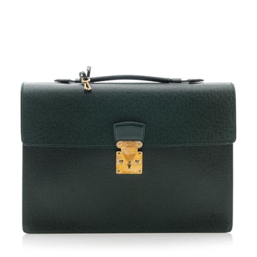 Louis Vuitton Vintage Taiga Leather Serviette Kourad Briefcase - FINAL SALE