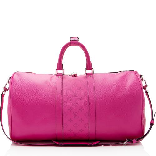 Louis Vuitton Taigarama Keepall Bandouliere 50 Duffle Bag