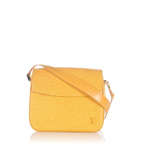 Louis Vuitton Yellow Epi Leather Buci Shoulder Bag at Jill's Consignment