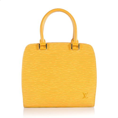 Louis Vuitton Tassil Yellow Epi Leather Pont-Neuf Satchel