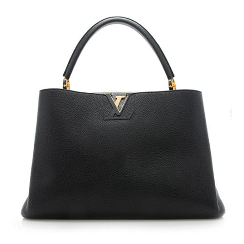 Louis Vuitton Taurillon Capucines GM Shoulder Bag