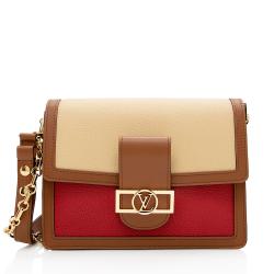 Louis Vuitton Taurillon Leather Dauphine MM Shoulder Bag