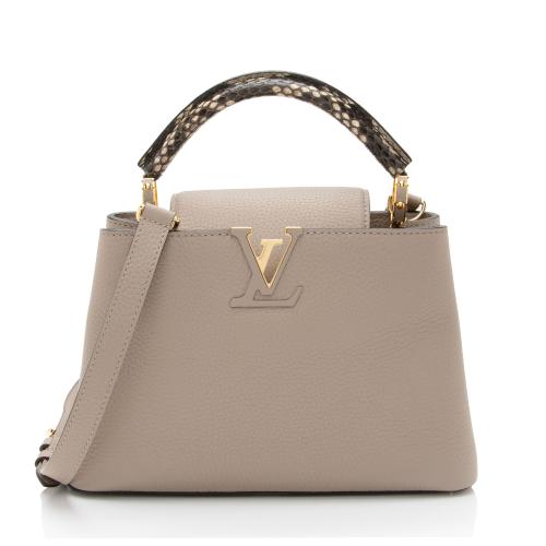 Louis Vuitton Taurillon Leather Python Capucines BB Bag