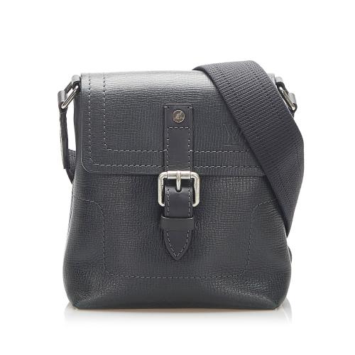 Louis Vuitton Leather Utah Yuma Crossbody Bag
