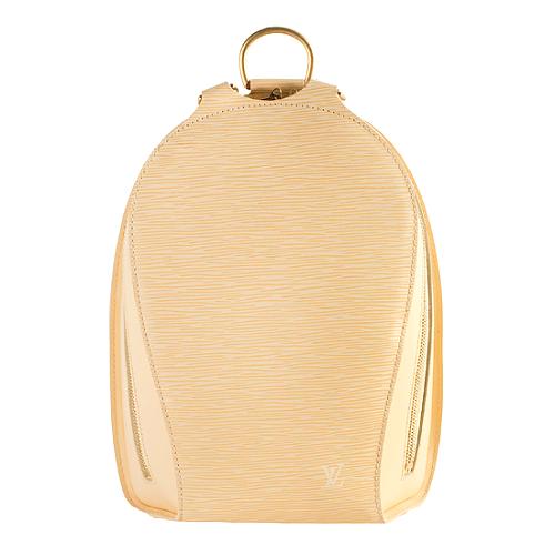 Louis Vuitton Vanilla Epi Leather Mabillon Backpack