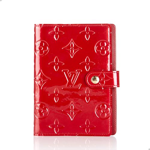 Louis Vuitton Monogram Vernis Small Ring Agenda Cover