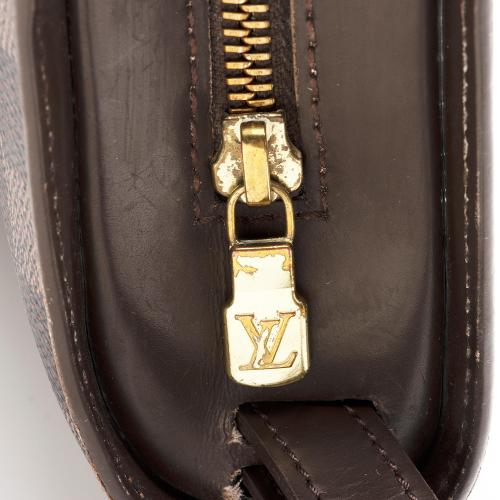 Louis Vuitton Vintage Damier Ebene Saint Louis Wristlet Clutch 