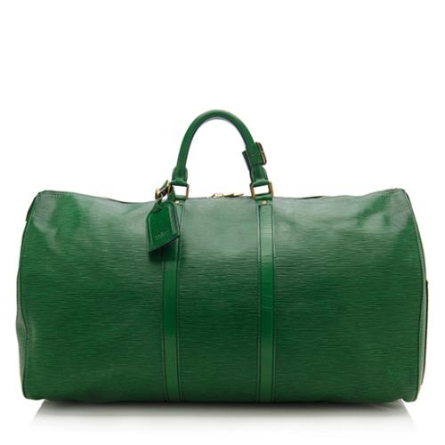 Louis Vuitton Vintage Epi Leather Keepall 55 Duffle Bag