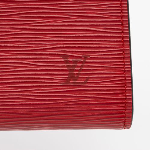 Authentic Louis Vuitton Vintage 1996 Red Epi Leather Card case