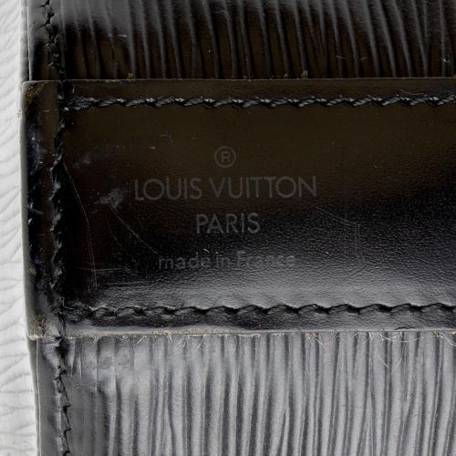 Louis Vuitton Black EPI Electric Sobe Clutch