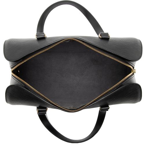 Louis Vuitton Vintage Louis Vuitton Black Epi Leather Soufflot Bag
