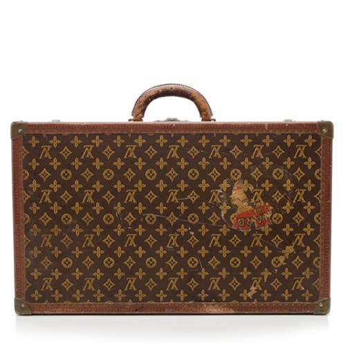 Louis Vuitton Vintage Monogram Canvas Bisten 60 Suitcase - FINAL SALE