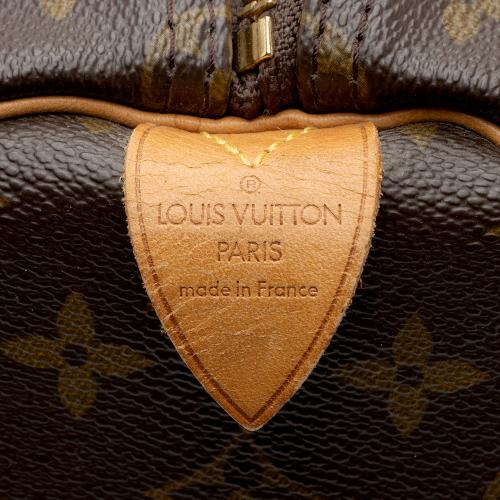 Louis Vuitton Brown Canvas Monogram Keepall 55 Louis Vuitton
