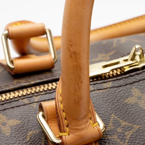 LOUIS VUITTON Leather Keepall Bandouliere Shoulder Strap Brown