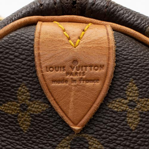 Louis Vuitton Vintage Monogram Canvas Speedy 35 Satchel - FINAL SALE