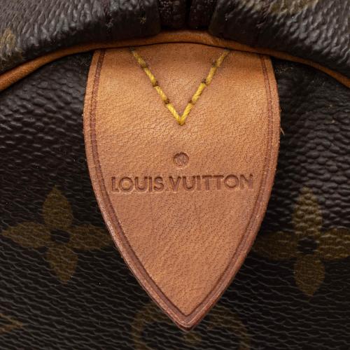 Louis Vuitton Vintage Monogram Canvas Speedy 35 Satchel