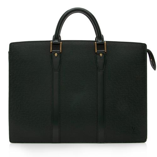 Louis Vuitton Vintage Taiga Leather Lozan Briefcase