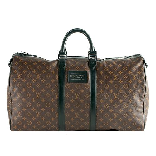 Louis Vuitton Monogram Canvas Waterproof Keepall Bandouliere 55