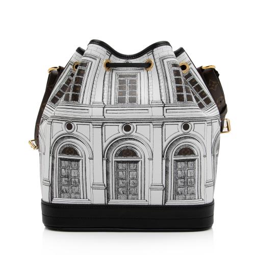 Louis Vuitton x Fornasetti Calfskin Architettura Noe MM Shoulder Bag, Louis Vuitton Handbags