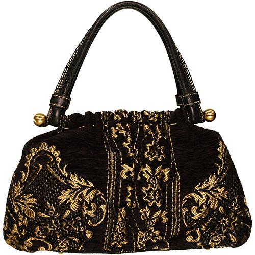 MAXX New York 'Maxximum' Gathered Frame Satchel Handbag