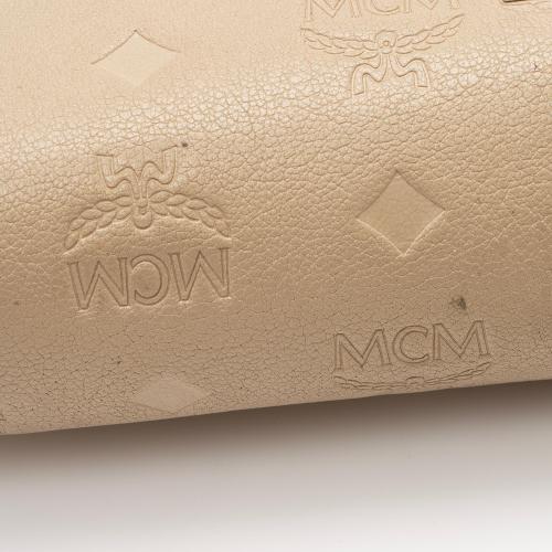 MCM Embossed Leather Crossbody
