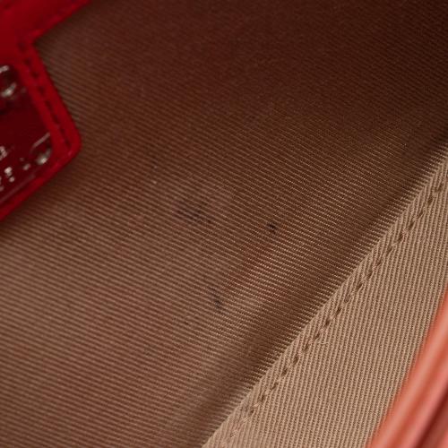 MCM Embossed Leather Millie Medium Crossbody Bag