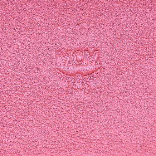 MCM Embossed Leather Soft Berlin Crossbody Bag