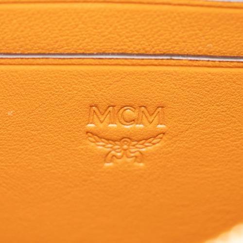 MCM Embossed Leather Tracy Mini Crossbody