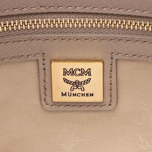 MCM Leather Compartment Tote
