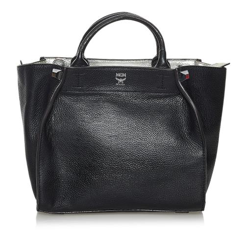 MCM Leather Satchel Bag