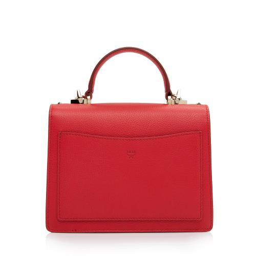 MCM Leather Studded Park Ave Patricia Small Satchel