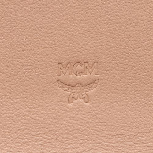 MCM Metallic Visetos Patricia Chain Wallet