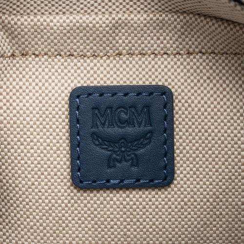 MCM Monogram Jacquard Aren Mini Shoulder Bag