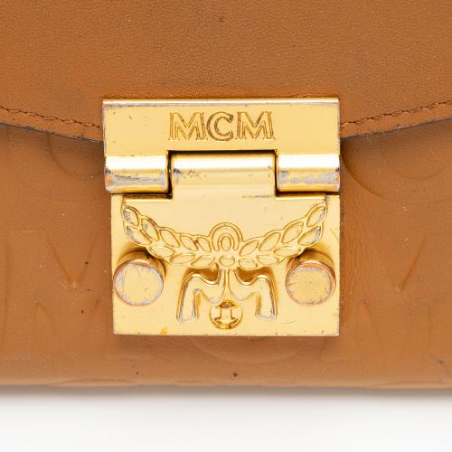 MCM Monogram Leather Patricia Wallet On Chain