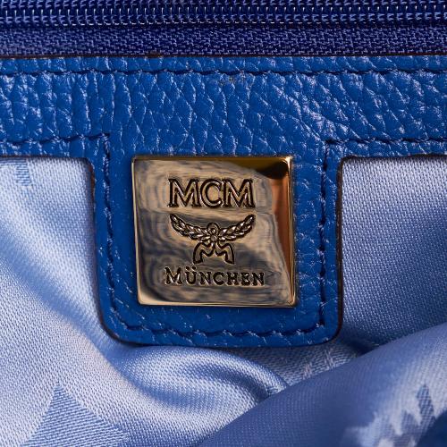 MCM Studded Leather Satchel