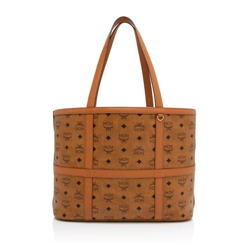 MCM Aren Visetos Medium Shopper