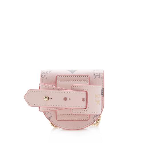 MCM Visetos Chain Mini Bracelet Bag