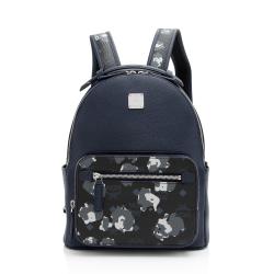 MCM Visetos Camo Floral Stark Backpack