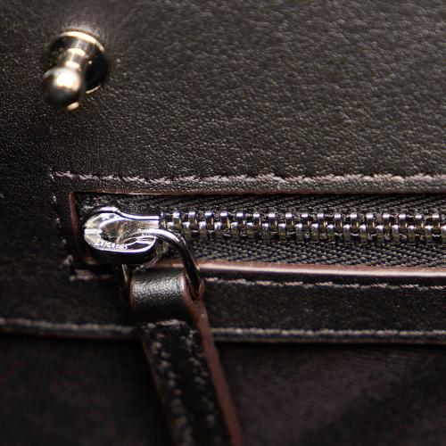 MCM Visetos Leather Drawstring Backpack