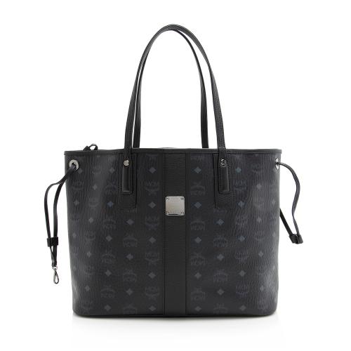 MCM Visetos Liz Reversible Medium Shopper Tote