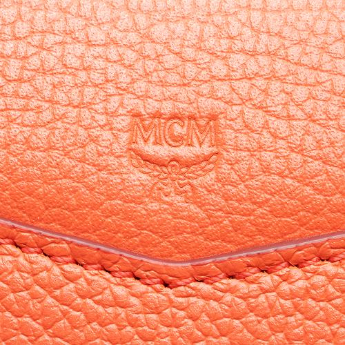 MCM Visetos Leather Colorblock Patricia Mini Shoulder Bag