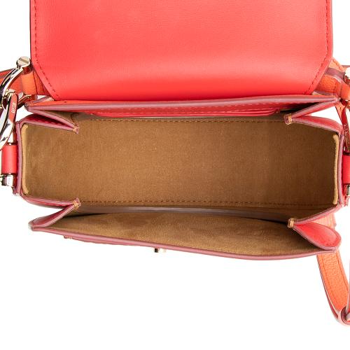 MCM Visetos Leather Colorblock Patricia Mini Shoulder Bag