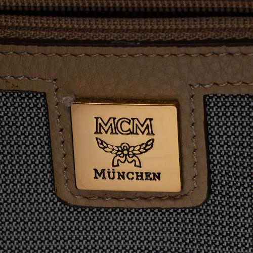 MCM Visetos Side Studs Stark Medium Backpack