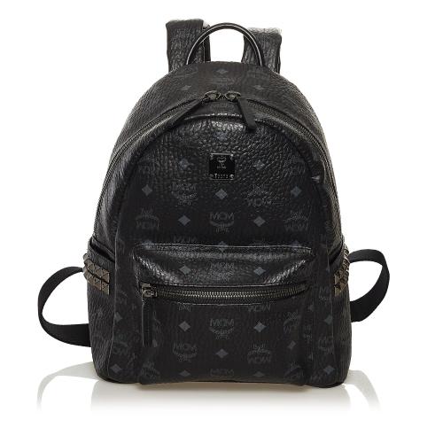 MCM Visetos Stark Side Studs Leather Backpack